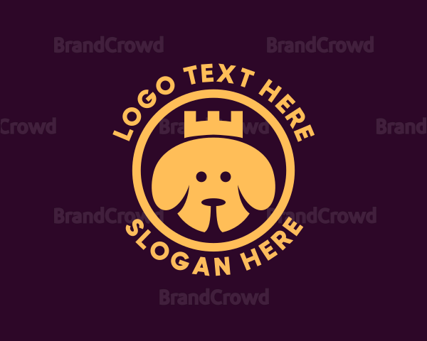 Dog Crown Royalty Logo
