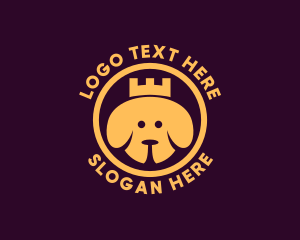 Dog - Dog Crown Royalty logo design