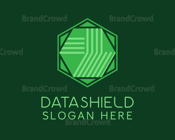 Digital Processing Hexagon Logo