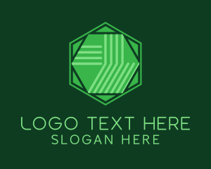 Digital Processing Hexagon Logo