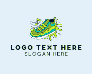 Sneakers - Splash Music Sneaker logo design