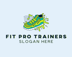 Trainers - Splash Music Sneaker logo design