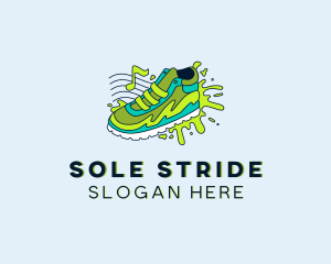 Sneakers - Splash Music Sneaker logo design