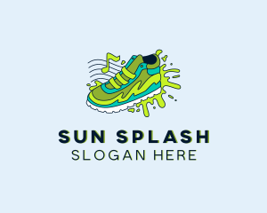 Splash Music Sneaker logo design