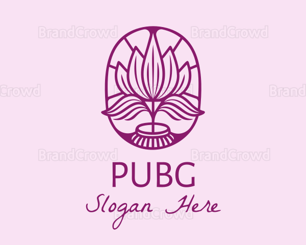 Elegant Tulip Flower Logo