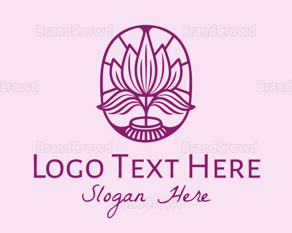 Elegant Tulip Flower Logo