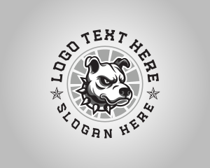 Fierce Pitbull Dog Logo