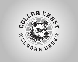 Fierce Pitbull Dog logo design