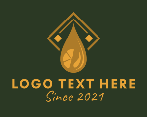 Liquid - Citrus Oil Extract logo design