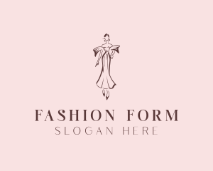 Gown Fashion Stylist logo design