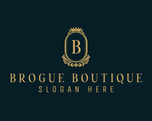 Upscale Royalty Boutique logo design