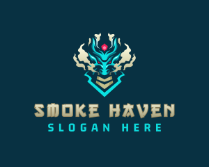 Vaping Dragon Smoke logo design