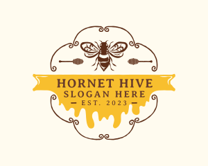 Honey Bee Apiary logo design