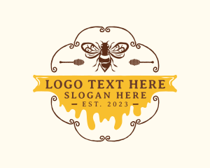 Bumblebee - Honey Bee Apiary logo design