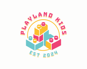 Toy Lego Daycare logo design