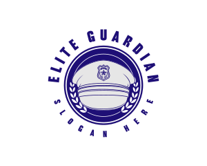 Bodyguard - Police Officer Hat logo design