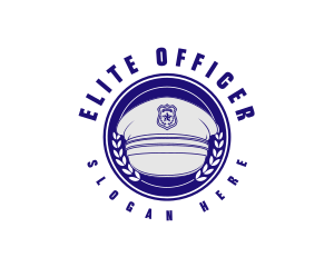 Police Officer Hat logo design