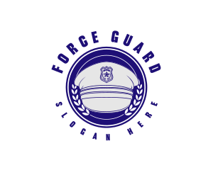 Police Officer Hat logo design