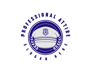 Uniform - Police Officer Hat logo design