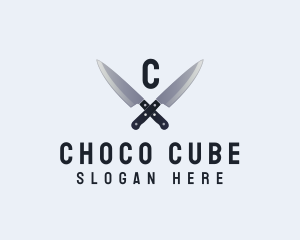 Knife - Kitchen Chef Knife logo design