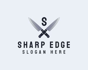 Knife - Kitchen Chef Knife logo design