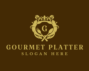 Premium Gourmet Restaurant logo design