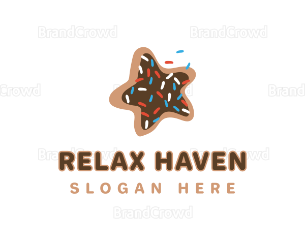 Star Cookie Snack Logo