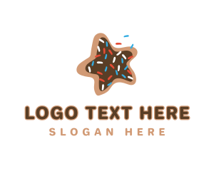 Tasty - Star Cookie Snack logo design