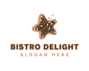 Star Cookie Snack logo design