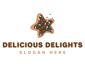 Star Cookie Snack logo design