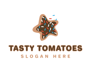 Star Cookie Snack logo design