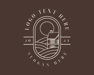 Countryside - Minimalist Barn Countryside logo design