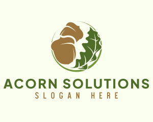 Acorn - Acorn Leaf Farm logo design