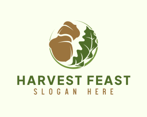 Acorn Leaf Farm logo design