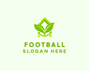 Vegan - Sustainable Tiny House logo design