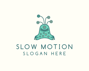 Slug - Slug Eyes Alien logo design