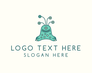 Slug Eyes Alien Logo