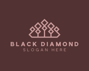 Diamond Jewelry Tiara logo design