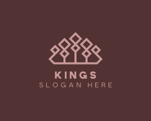 Diamond Jewelry Tiara logo design