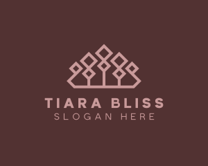 Tiara - Diamond Jewelry Tiara logo design