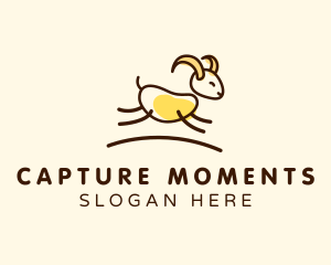 Goat Farm Animal  Logo