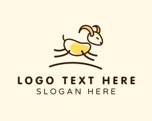 Goat - Goat Farm Animal logo design