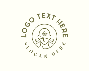 Therapy - Mental Wellness Leaf logo design