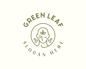  Mental Wellness Leaf logo design