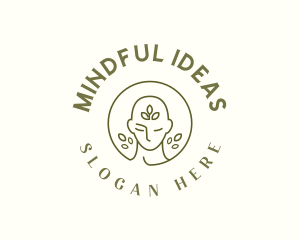 Thought - Mental Wellness Leaf logo design