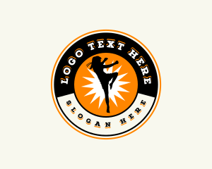Emblem - Combat Gym Trainer logo design