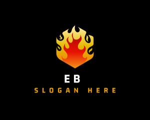 Fire Heat Element  Logo