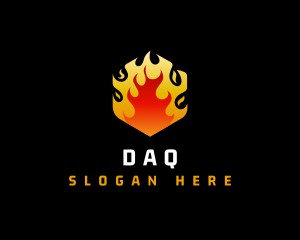 Fire Heat Element  Logo