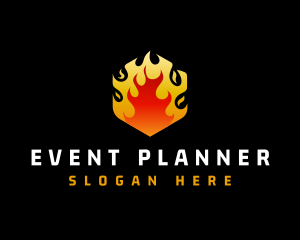 Gasoline - Fire Heat Element logo design