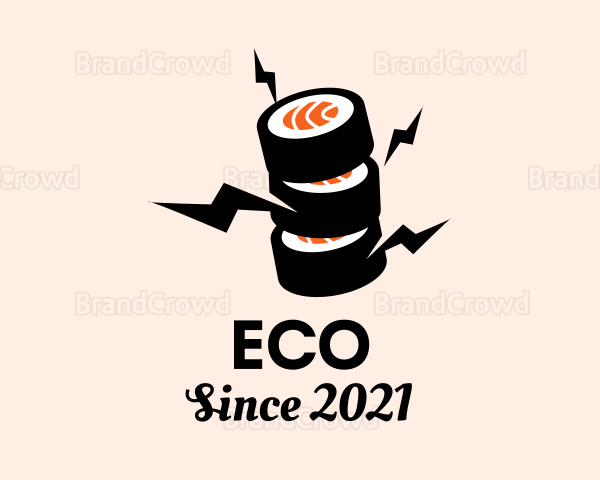 Electric Sushi Restaurant Logo